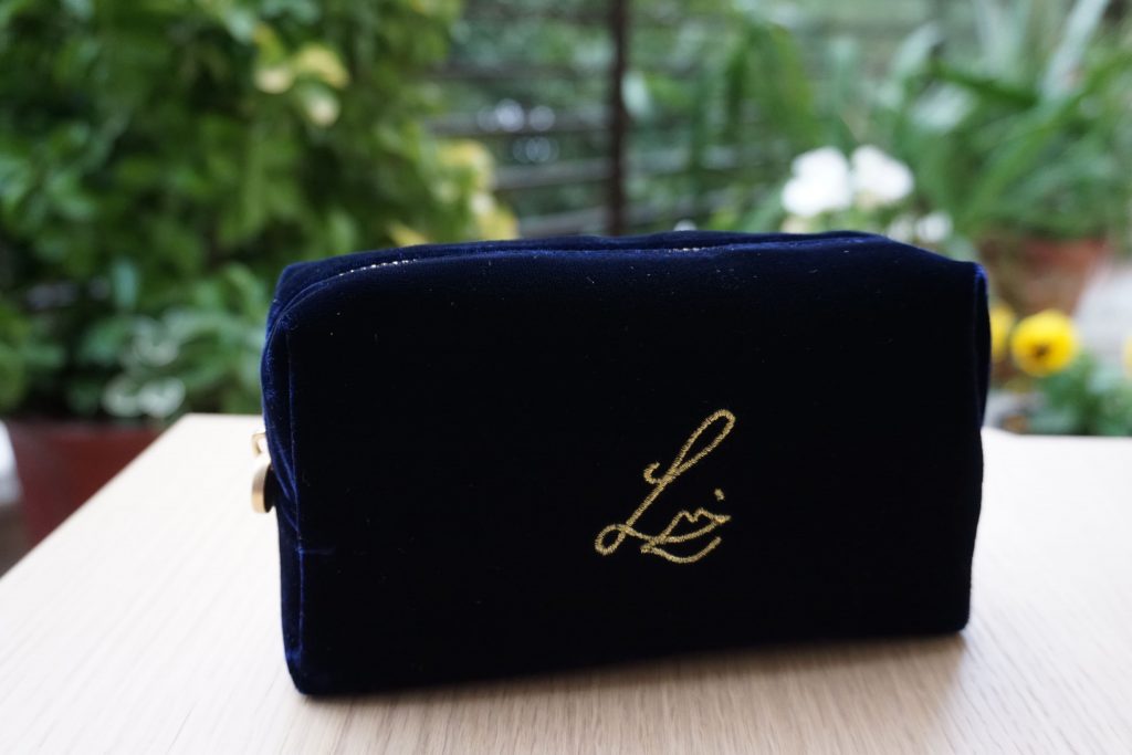 Lisa Eldridge Blue Makeup Bag