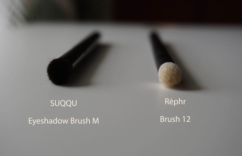 Rephr brush 12 vs Suqqu M sideways