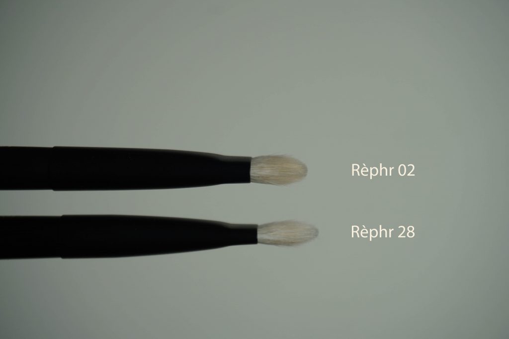 Rephr brush 02 vs 28 side ways