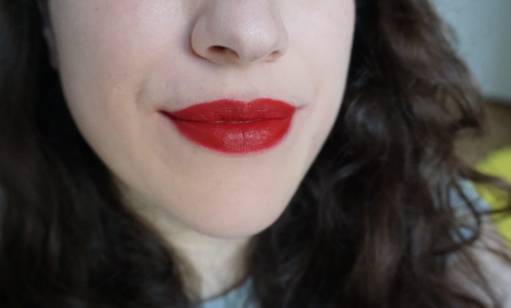 Vendetta Lipstick Pat McGrath on lips 2