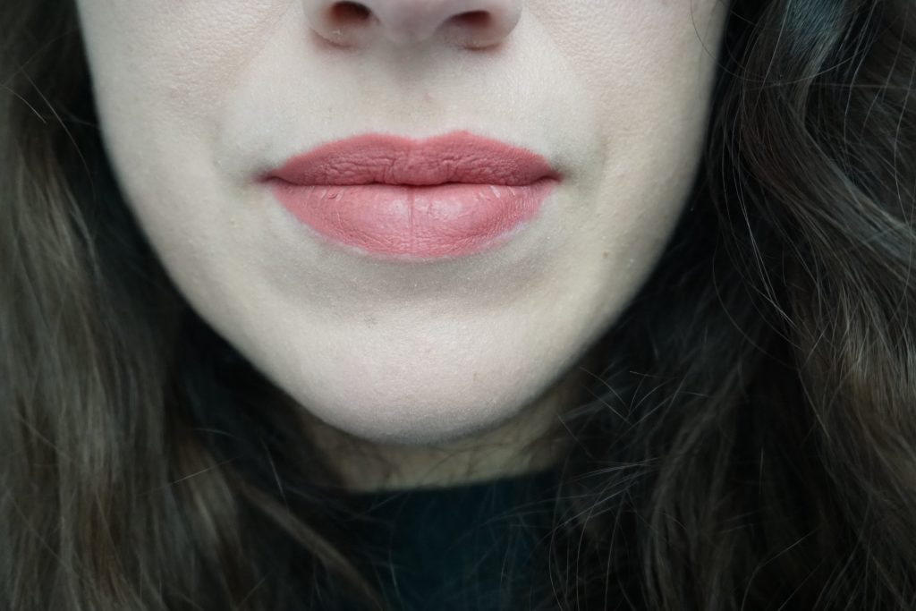 Velvet Petal on lips